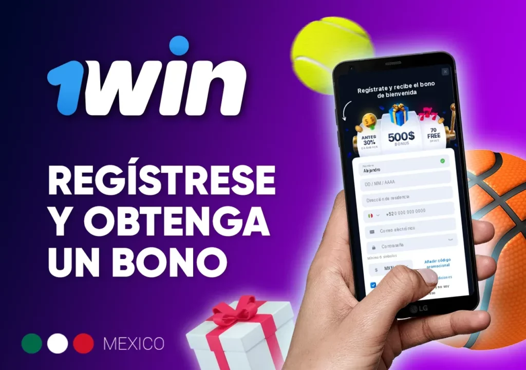 Registro 1Win Mexico